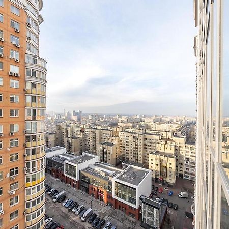Luxury Apartments Smartplaza Obolon Metro Minskai Kiew Exterior foto